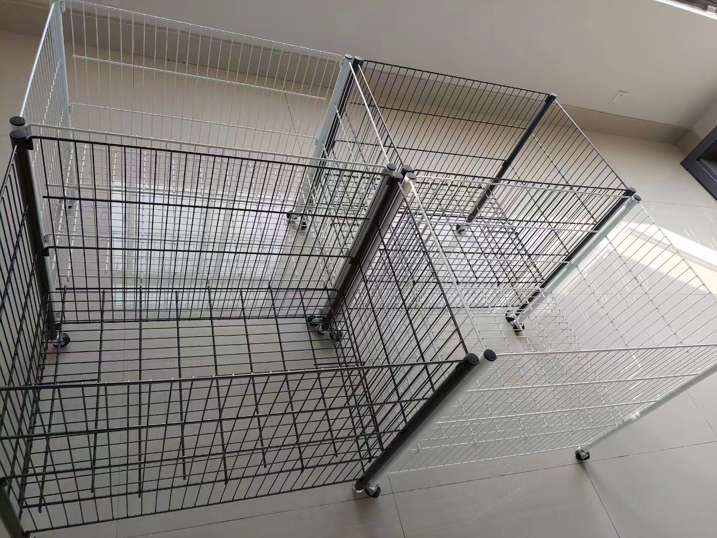 Zinc Coated Wire Foldable Promotion Cage